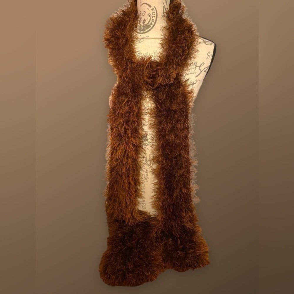 10 foot long cozy, fuzzy wrap/scarf/belt 3/$25